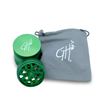 Travel Size Hard Top 55 mm Slime Green Five-Piece Herb Grinder