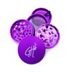 Travel Size Hard Top 55 mm Ultraviolet Five-Piece Herb Grinder