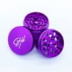 Travel Size Hard Top 55 mm Ultraviolet Five-Piece Herb Grinder