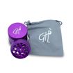 Travel Size Hard Top 55 mm Ultraviolet Five-Piece Herb Grinder