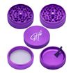 Large Size 63mm Ultraviolet Five-Piece Herb Grinder