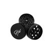 Travel Size Hard Top 55 mm Midnight Black Five-Piece Herb Grinder