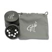 Travel Size Hard Top 55 mm Gray Five-Piece Herb Grinder