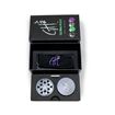 Travel Size Hard Top 55 mm Gray Five-Piece Herb Grinder