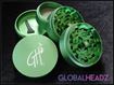 Large Size 63mm Slime Green Five-Piece Herb Grinder