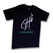 GlobalHeadz Custom Tagless Black T-Shirt